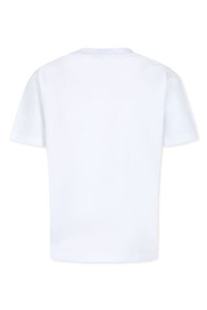 tshirt in cotone bianco BALMAIN PARIS KIDS | BV8R41Z0057100OR